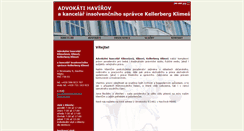 Desktop Screenshot of advokati-havirov.cz