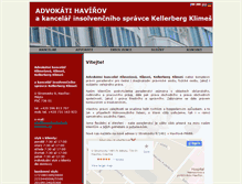 Tablet Screenshot of advokati-havirov.cz
